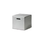 Inout 41 End table stone white / Pouf - 40 x 40 x H 37 cm / Concrete - Gervasoni