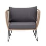 Fauteuil rembourré Mundo / Fils PVC - Bloomingville
