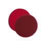 Sitzkissen Seat Dots textil rot / Ø 38 cm - Wendedecke - Vitra