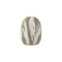 Adalena Vase ceramic green / Ø 23.5 x H 30.5 cm - Hand-painted - Bloomingville