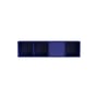 Line Wall storage wood blue / W 139.2 x D 30 cm H 35.4 cm - MONTANA