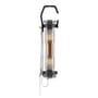 Lampe d'extérieur Balke métal verre noir / L 65 cm - SAMMODE STUDIO