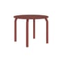 Runder Tisch Meko holz rot / Ø 100 cm - 2 bis 4 Personen - NOO.MA
