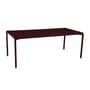 Table rectangulaire Calvi métal violet / 195 x 95 cm - 10 à 12 personnes - Fermob
