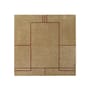 Teppich Cruise AP11 textil braun beige / 240 x 240 cm - Handgewebt - &tradition