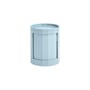 Ablage Facet Low plastikmaterial blau / H 48 cm - 1 Tür - Hay