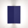 Wandleuchte  metall blau mit gefalteter Drehklappe LED /Charlotte Perriand, 1962 - Nemo