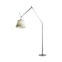 Lampadaire Tolomeo Mega métal papier beige / Ø 36 cm - H 148 à 327 cm - Artemide