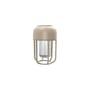 Lampe solaire d'extérieur Light N°1 métal beige / LED - Chargeur à induction inclus - Houe