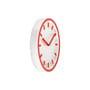 Horloge murale Tempo plastique orange / Naoto Fukasawa, 2013 - Magis
