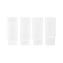 Ripple Long drink glass glass white / Set of 4 - Ø 6 x H 14 cm (30 cl) - Ferm Living