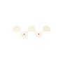 Appendiabiti Vibes metallo bianco / L 37,3 cm - NOBODINOZ
