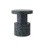 Hocker Bit plastikmaterial bunt / Beistelltisch - 100% Recycling-Kunststoff / Ø 36 cm - Normann Copenhagen