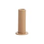 Bougeoir Tube Medium céramique orange / H 10 cm - Hay