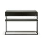 Konsole Monolit holz schwarz / Eiche massiv & Metall L 122 cm / 2 Schubladen - Ethnicraft