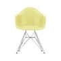 Poltrona RE DAR - Eames Plastic Armchair materiale plastico giallo / (1950) - Piedi in cromo / Riciclato - Vitra