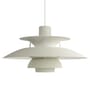 Sospensione PH 5 metallo grigio / Ø 50 cm - Poul Henningsen, 1958 - Louis Poulsen