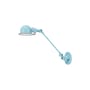 Applique Signal SI301 métal bleu / Design 1950 - Orientable + interrupteur intégré - Jieldé