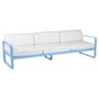 Canapé de jardin 3 places Bellevie / L 235 cm - Tissu taupe grisé - Fermob
