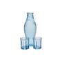 Carafe Fish & Fish verre bleu / Set carafe 85 cl + 2 verres - Serax