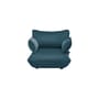 Gepolsterter Sessel Sumo Loveseat textil blau / Recycelter Velours - Fatboy