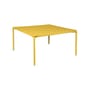 quadratischer Tisch Calvi metall gelb / 140 x 140 cm - 8 Personen - Fermob