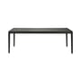 rechteckiger Tisch Bok holz schwarz / Eiche massiv  - 200 x 95 cm / 8 Personen - Ethnicraft