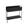 Übertopf Picolino metall schwarz / Staumöbel - Metall / L 66 x H 63 cm - Fermob