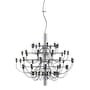 2097 Pendant grey silver metal / 50 frosted bulbs INCLUDED - Ø 100 cm - Flos