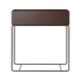 Jardinière sur pied Plant Box métal marron / Rangement - L 60 x H 65 cm x Prof. 25 cm - Ferm Living