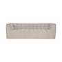 Canapé droit N701 tissu beige / 3 places - L 245 cm - Ethnicraft