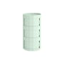 Rangement Facet High / H 66 cm - 3 portes / Avec roulettes - Hay