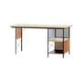 Schreibtisch Eames Desk Unit EDU metall holz bunt / Eames, 1949 - L 152,5 cm - Vitra