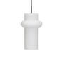 Suspension Pilule Pendule Up verre blanc / Ø 15 x H 25 cm - HÜBSCH