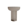 Table d'appoint Crown Tall verre gris / Ø 45 x H 50 cm - 101 COPENHAGEN