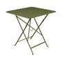 Tavolo pieghevole Bistro metallo verde / 71 x 71 cm - 3/4 persone - Foro ombrellone - Fermob