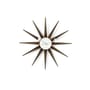 Sunburst Clock Clock natural wood / By George Nelson, 1948-1960 / Ø 47 cm - Vitra