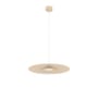 Pendelleuchte Carmen Small textil beige / Ø 50 cm - Plissee - Hartô