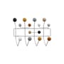 Portemanteau mural Hang it all multicolore / Eames (1953) - Vitra