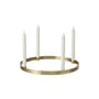Circle Large Candelabra metal gold To suspend or to lay - Brass - Ferm Living
