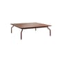 South Coffee table stone red / 120 x 120 x H 38 cm - Lava stone - Magis
