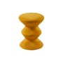 Sgabello imbottito Zig Zag Soft tessuto giallo - Pols Potten