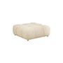 Pouf Waffle tessuto beige / Divano modulabile - 104 x 104 cm - NV GALLERY