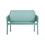 Banc avec dossier Net vert / Empilable - L 116 cm - NARDI
