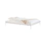 Doppelbett Eton metall beige / Für Matratze 140 x 200 cm - inkl. Lattenrost - NOO.MA