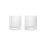 Glas Ripple glas transparent / Set von 2 - 25 cl - Ferm Living