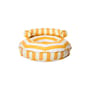Pouf d'extérieur flottant Canvas tissu jaune - BUSINESS & PLEASURE