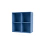 Rangement mural Show bois bleu / L 69,6 x P 30 x H 69,6 cm - MONTANA
