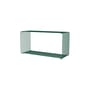 Regal Panton Wire Extended Rectangle metall grün / 70 x H 34,8 x T 25,7 cm - Verner Panton, 1971 - MONTANA