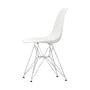 Sedia DSR - Eames Plastic Side Chair materiale plastico bianco / (1950) - Gambe cromate - Vitra
